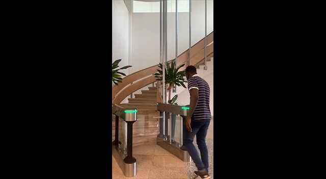DS210Z optical swing turnstile in Nigeria