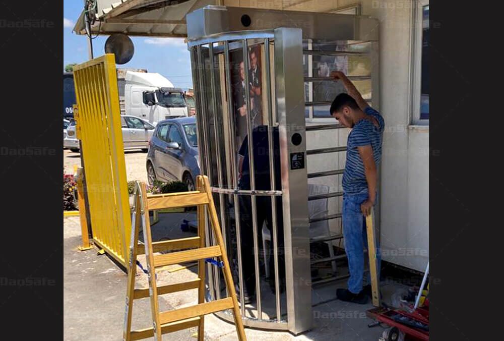 Daosafe DS411 Full Height Turnstile in Israel