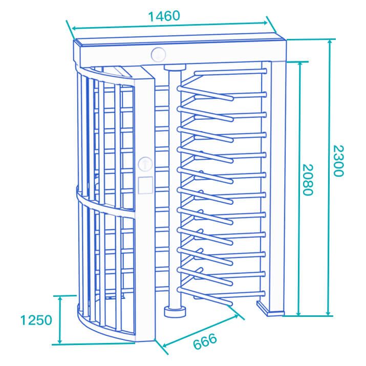 daosafe ds411 dimension