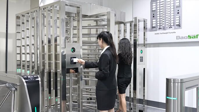 full height turnstile ds401 ds402 video