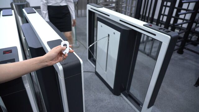 ds-q30 quantum turnstile flap turnstile video