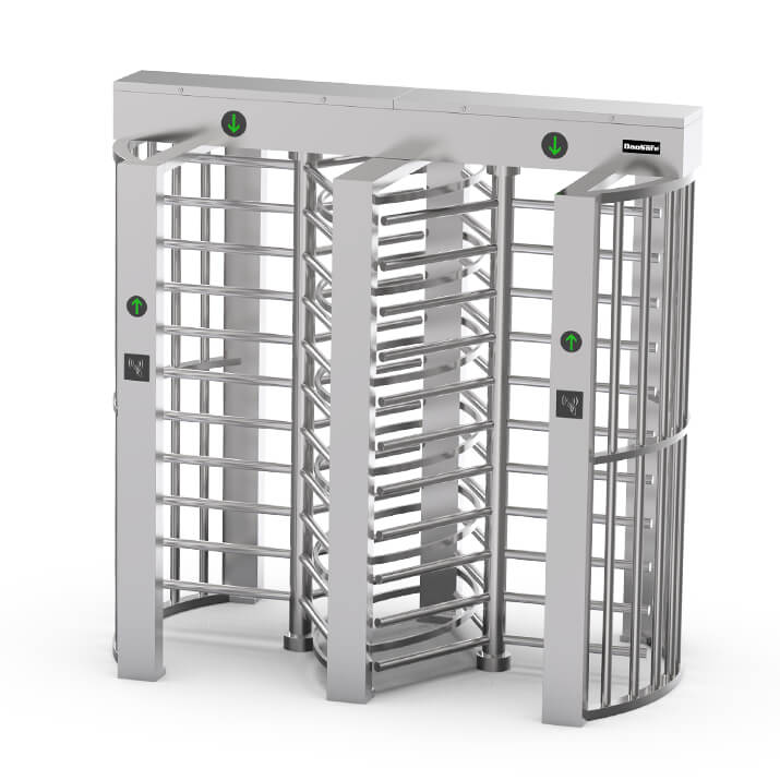 Daosafe ds412 full height turnstile dimension